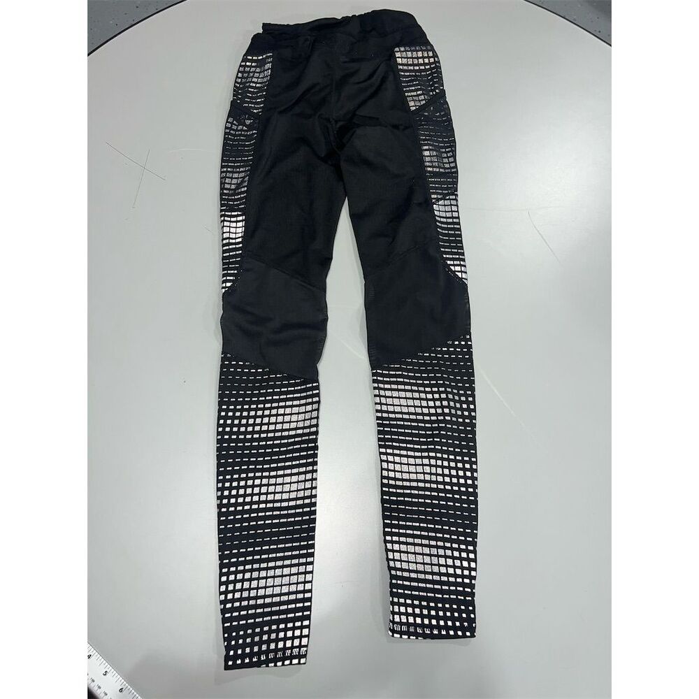 Kyodan Women's Black Reflective Full Length Leggings Size S